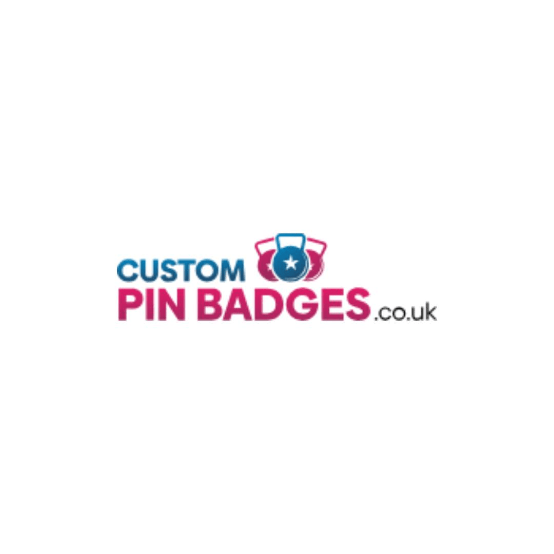 Die struck enamel Pin Badges in UK logo