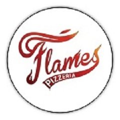 Flames Pizza logo