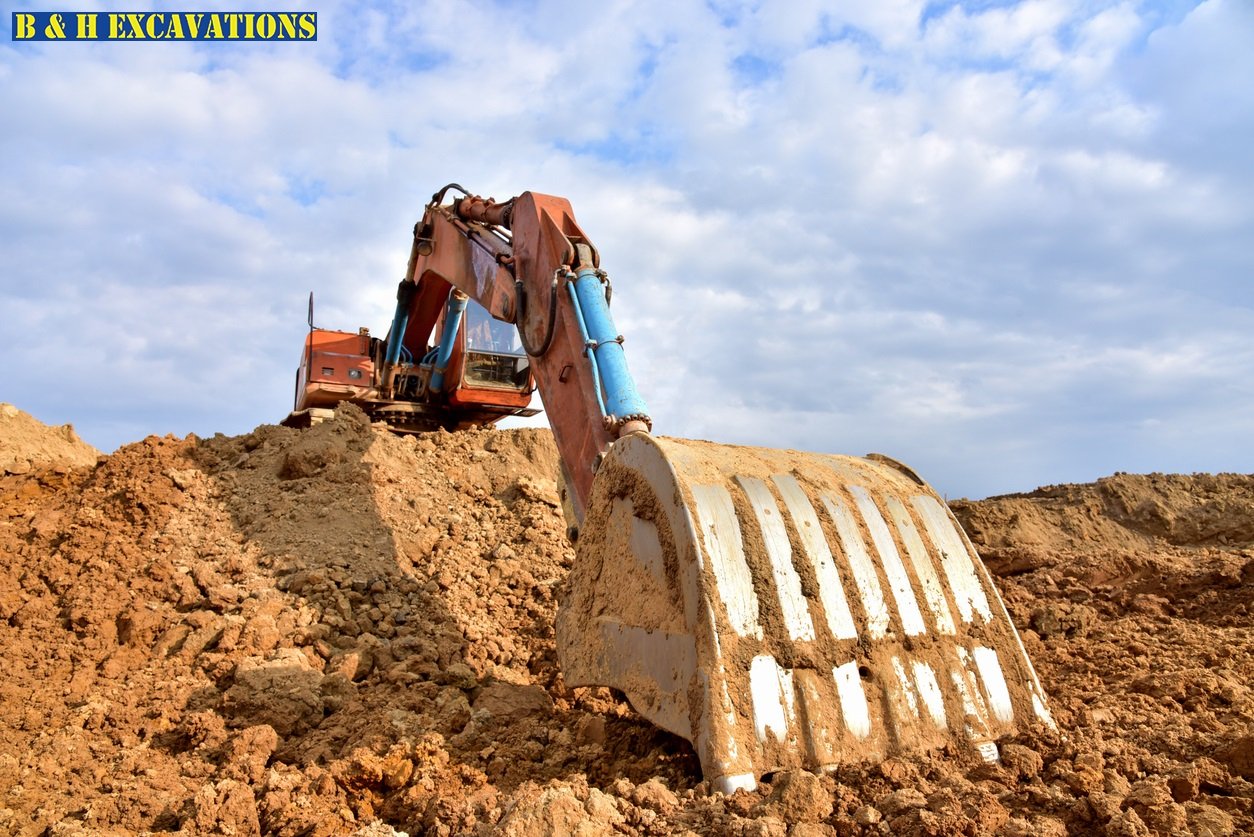 B & H Excavations logo