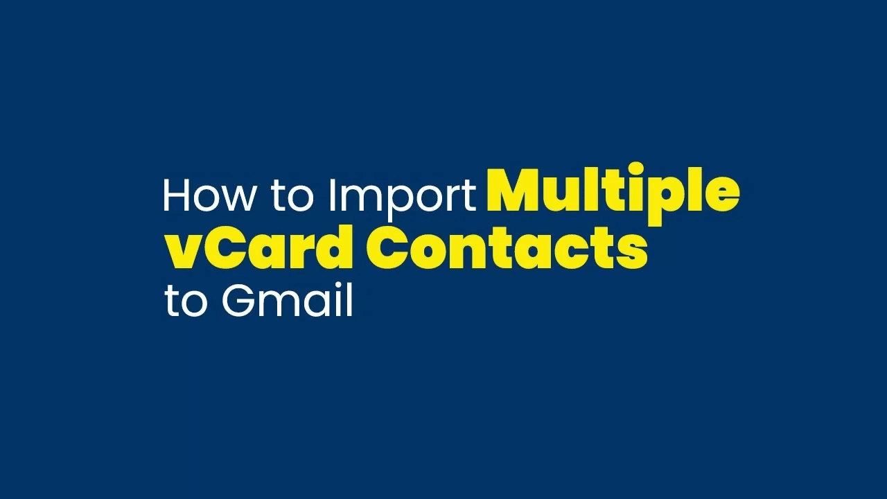Innovative Technique to Import vCard to Google Contacts logo