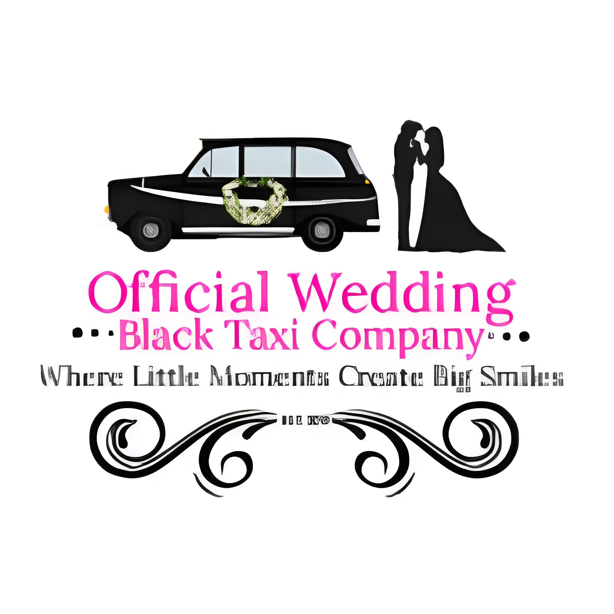 Official Wedding Black Taxi Company logo