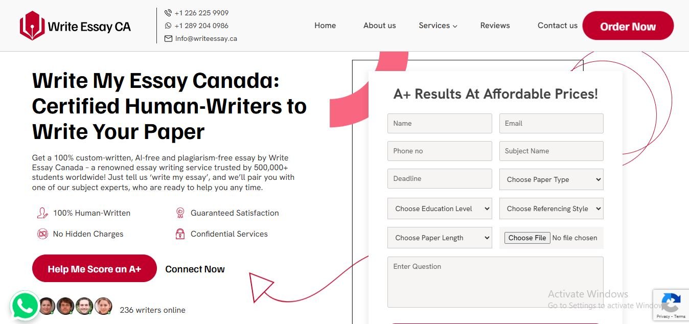 Write Essay Canada logo