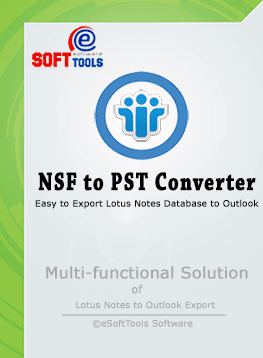 Convert NSF files to PST | eSoftTools NSF to PST Convert Software! logo