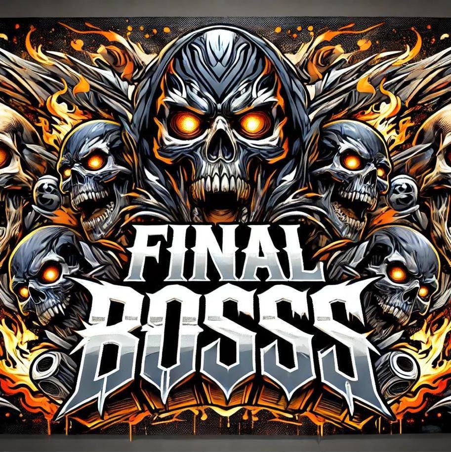 FINALBOSSS BLACK PRINTED T-SHIRTS – UNISEX STREETWEAR logo
