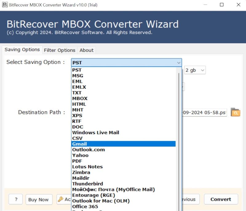 BitRecover MBOX to Gmail Import Tool logo