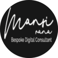 Mansi Rana Digital logo