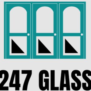 247 Glass logo