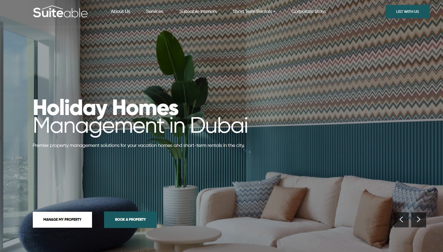Suiteable | Holiday Homes Property Management Company Dubai logo