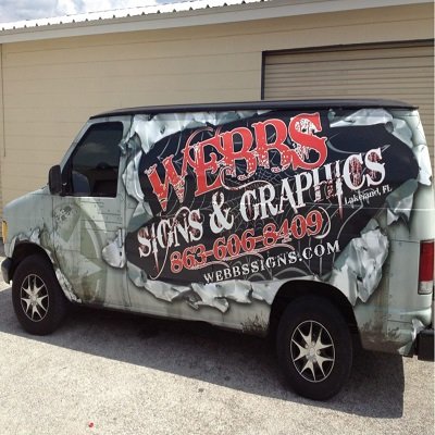 Webb's Signs and Graphics logo