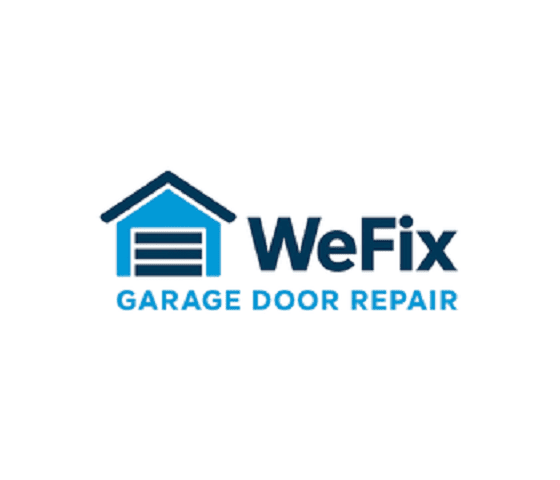 WeFix garage door repair logo