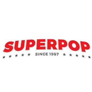 Superpop popcorn logo
