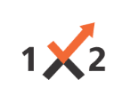 1into2 Digital logo