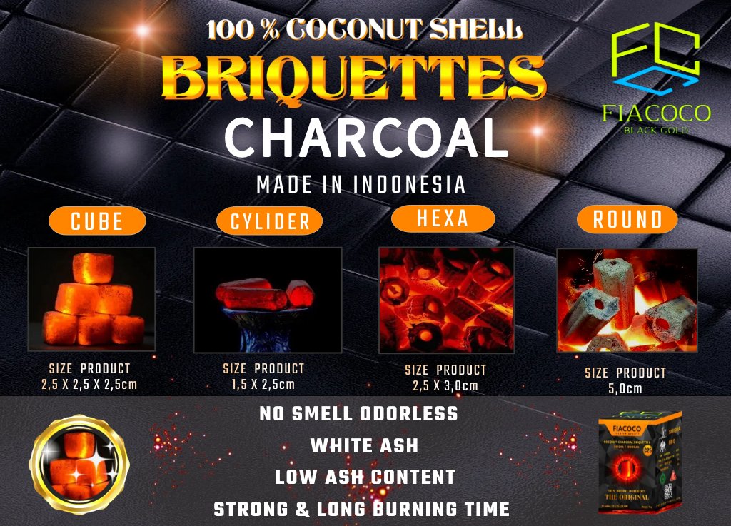 Fiacoco Charcoal Briquettes