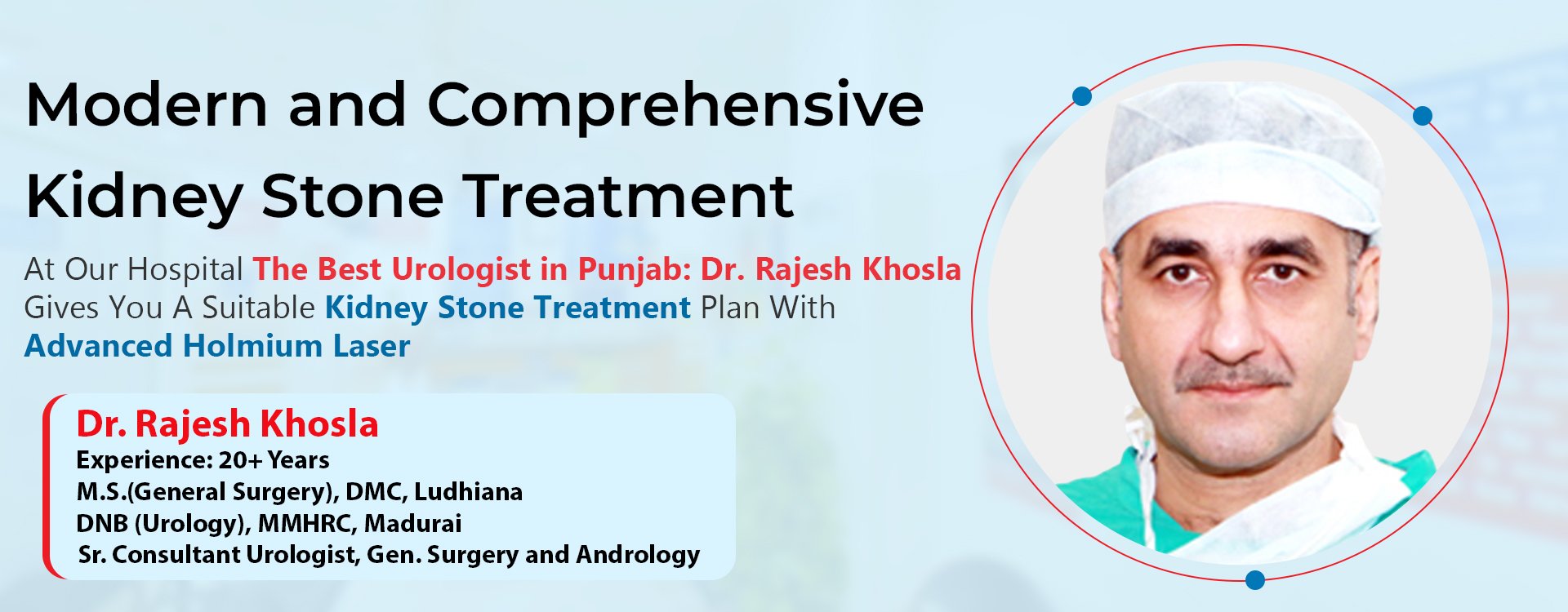 Khosla Stone Kidney &amp; Surgical Centre – Urology Hospital in Punjab