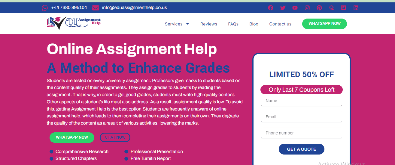 Edu Assignment Help Birmingham