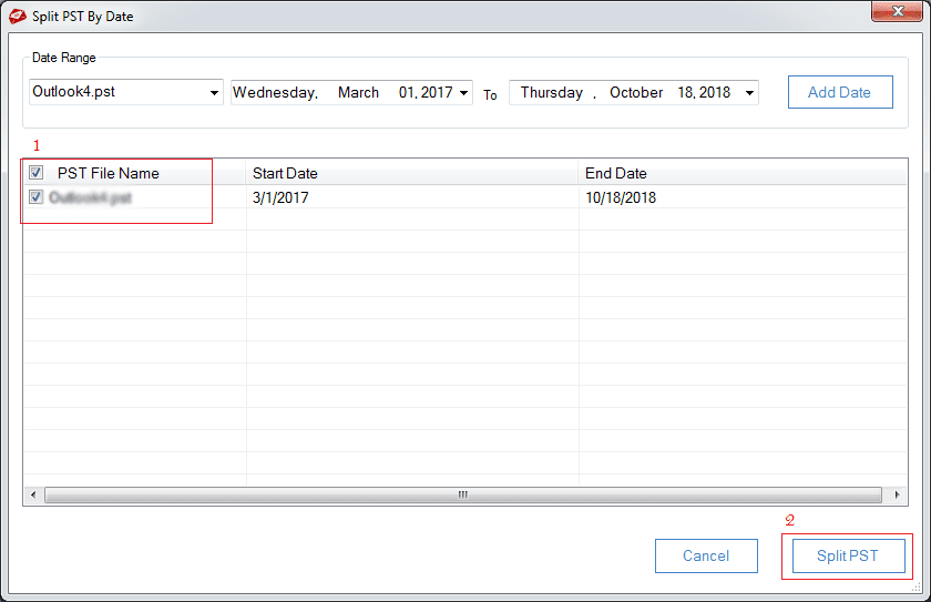 MailsDaddy PST Split Tool