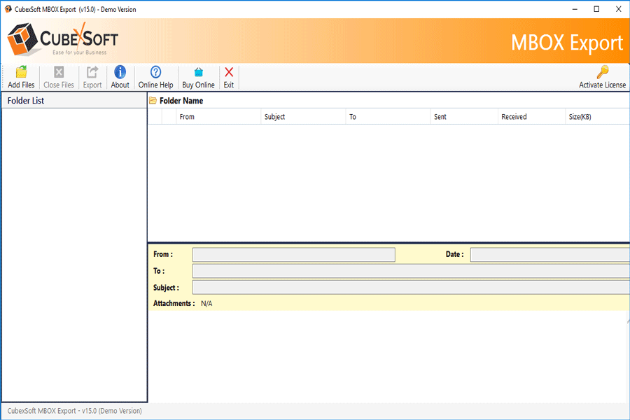 CubexSoft MBOX to PST Converter
