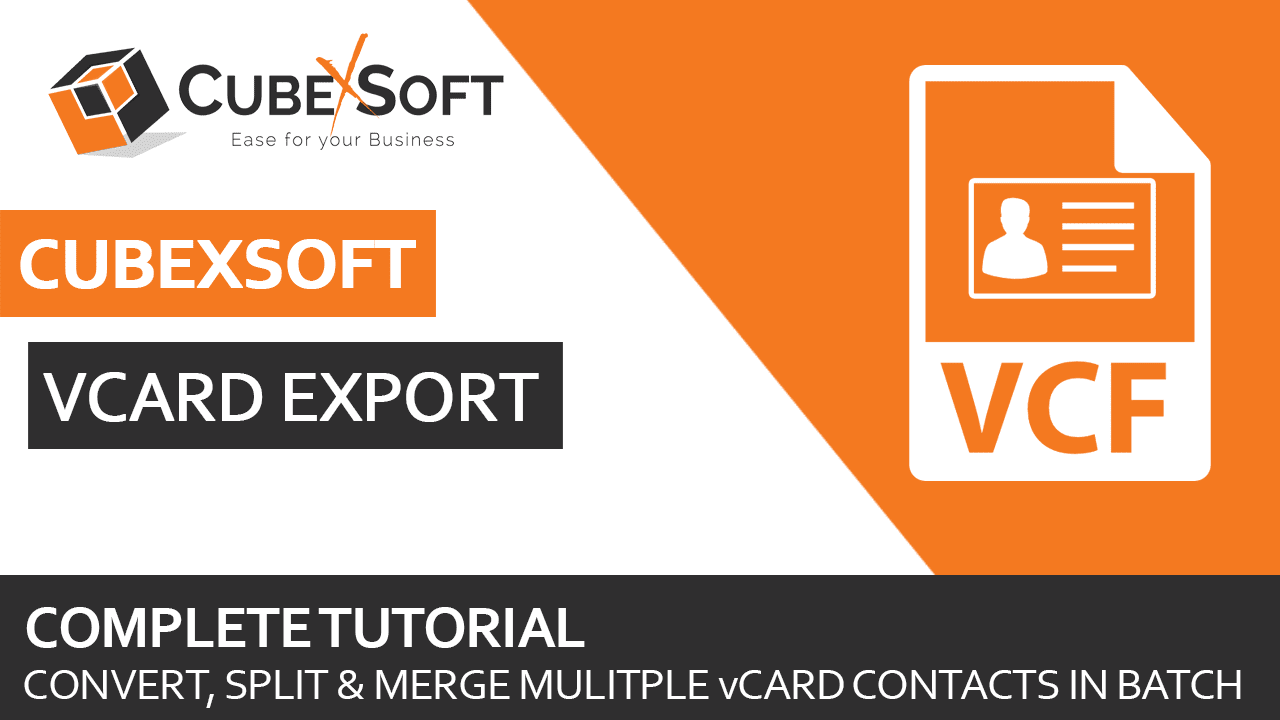 CubexSoft vCard to PST Converter logo