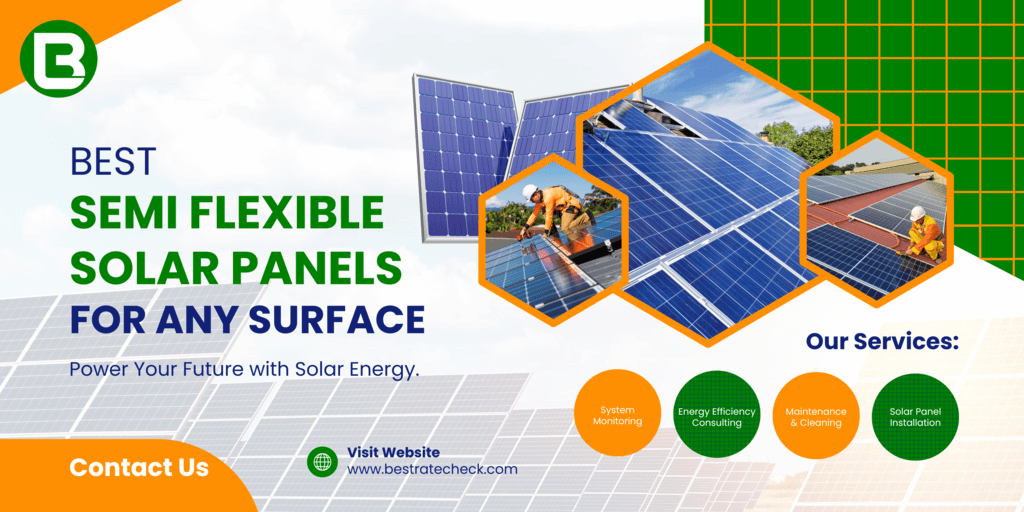 Semi Flexible Solar Panels for Camping &amp; Outdoors
