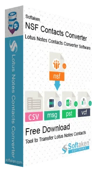 Softaken NSF Contacts Converter logo