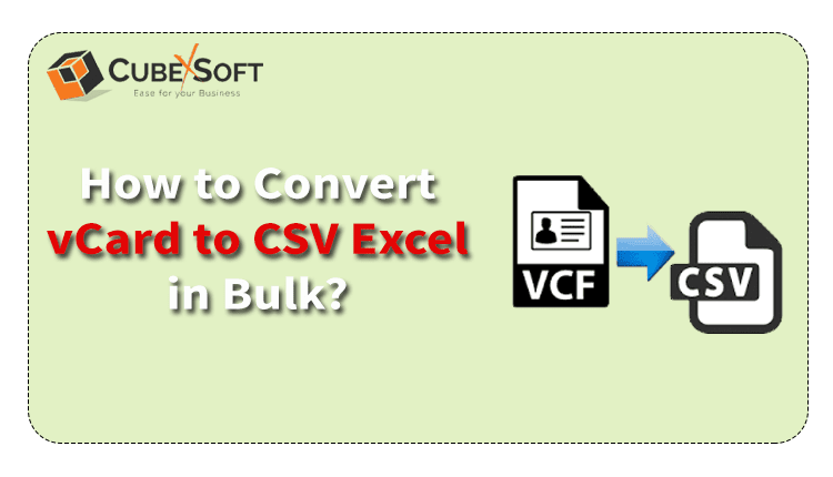 CubexSoft vCard to CSV Converter logo