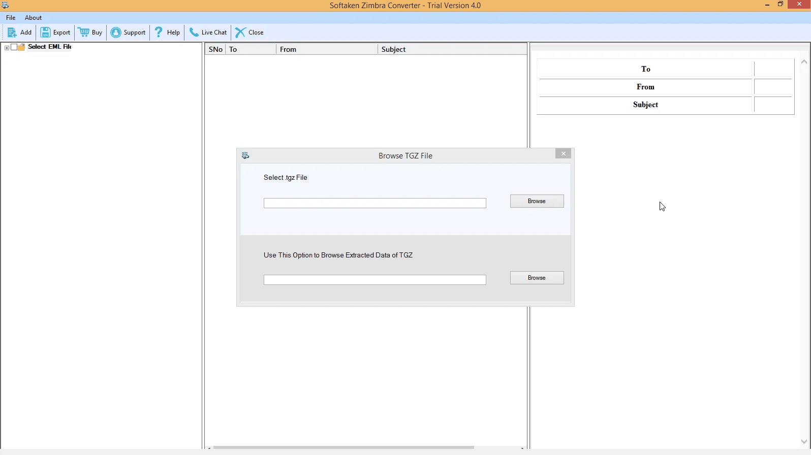 Softaken Zimbra Converter