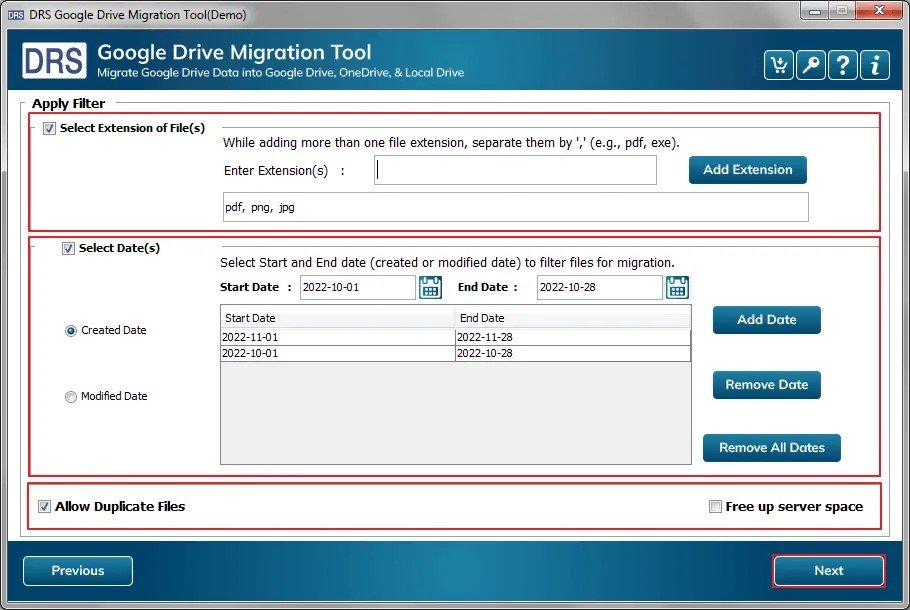 DRS Softech Google Drive Migration Tool
