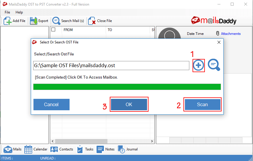 Convert OST to PST Using MailsDaddy Tool
