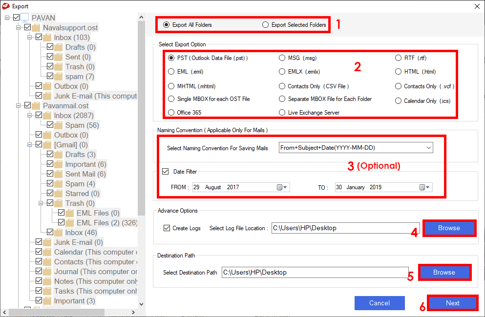 Convert OST to PST Using MailsDaddy Tool