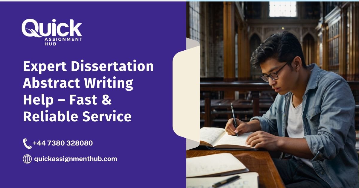 Expert Dissertation Abstract Writing Help