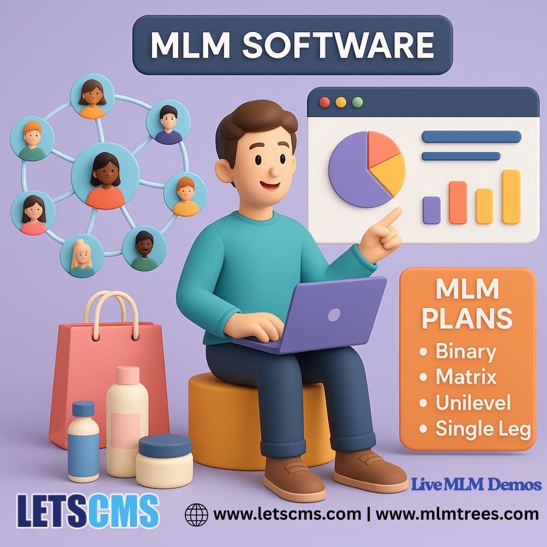 Best MLM Software with Top MLM Plans – Network Marketing at a Cheap Price! by LETSCMS