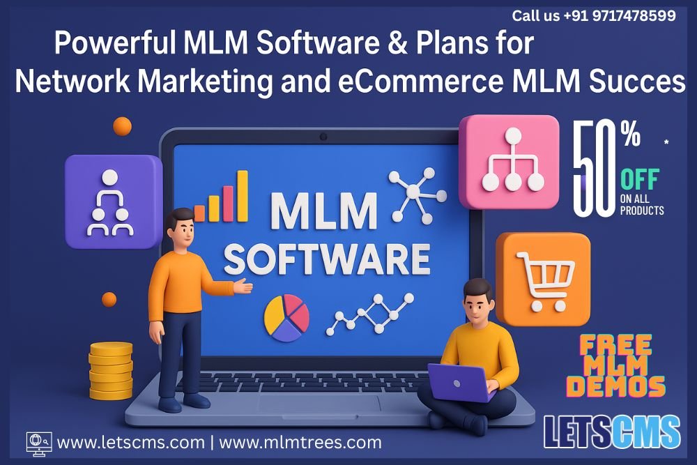 Powerful MLM Software &amp; Plans for Network Marketing and eCommerce MLM Success by LETSCMS