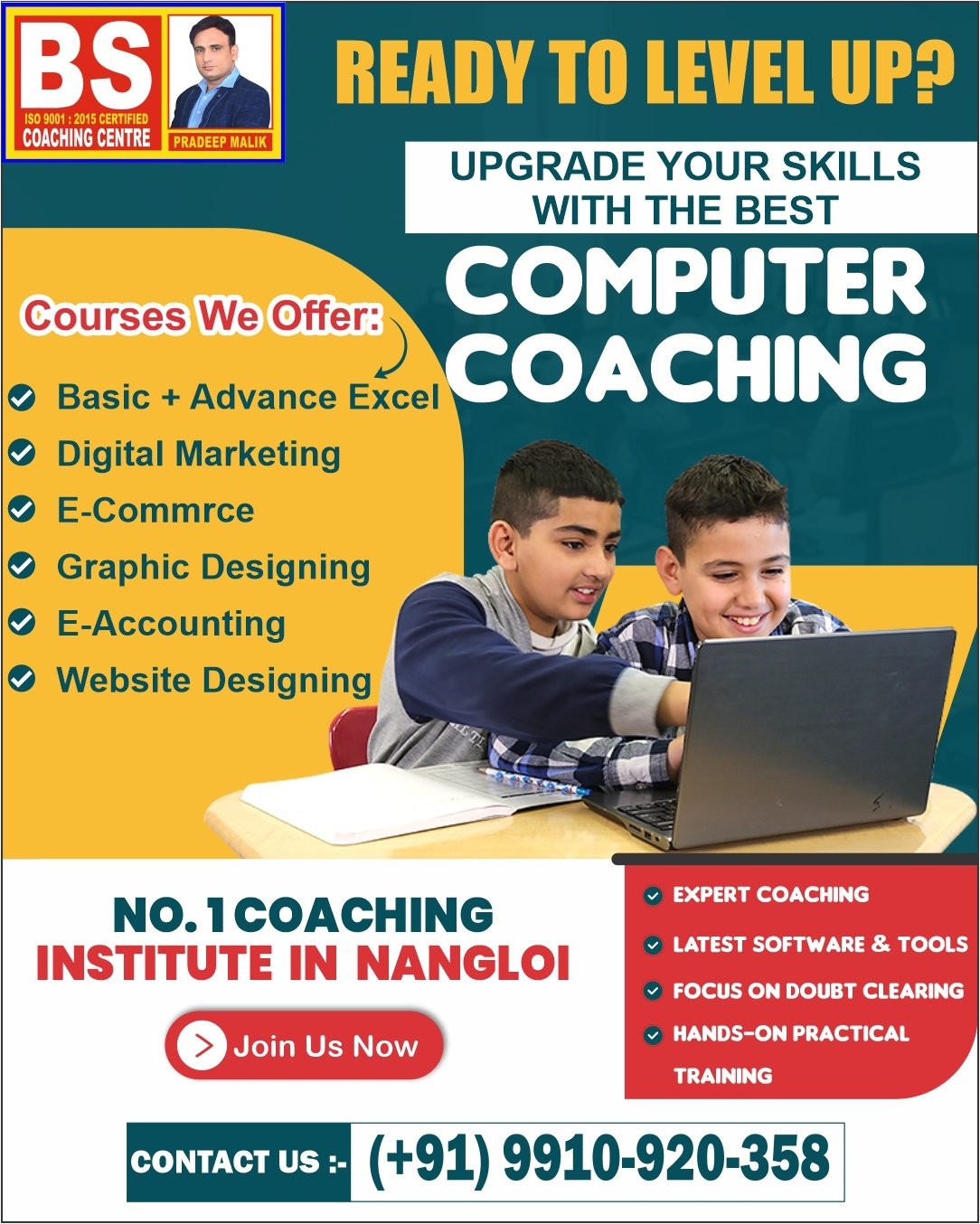 BS Coaching Centre – Best Computer Course in Nangloi