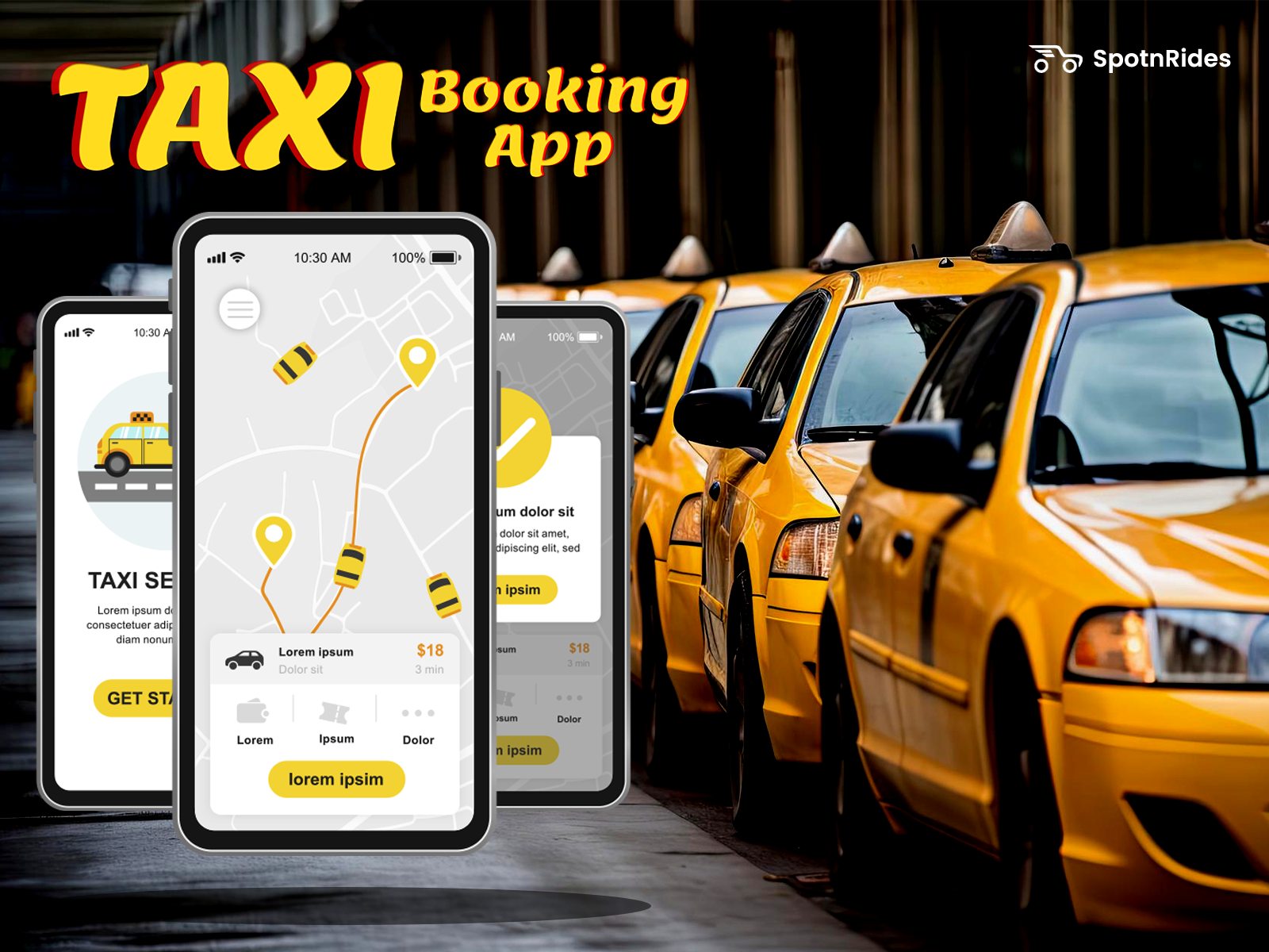 SpotnRides – Taxi App Development
