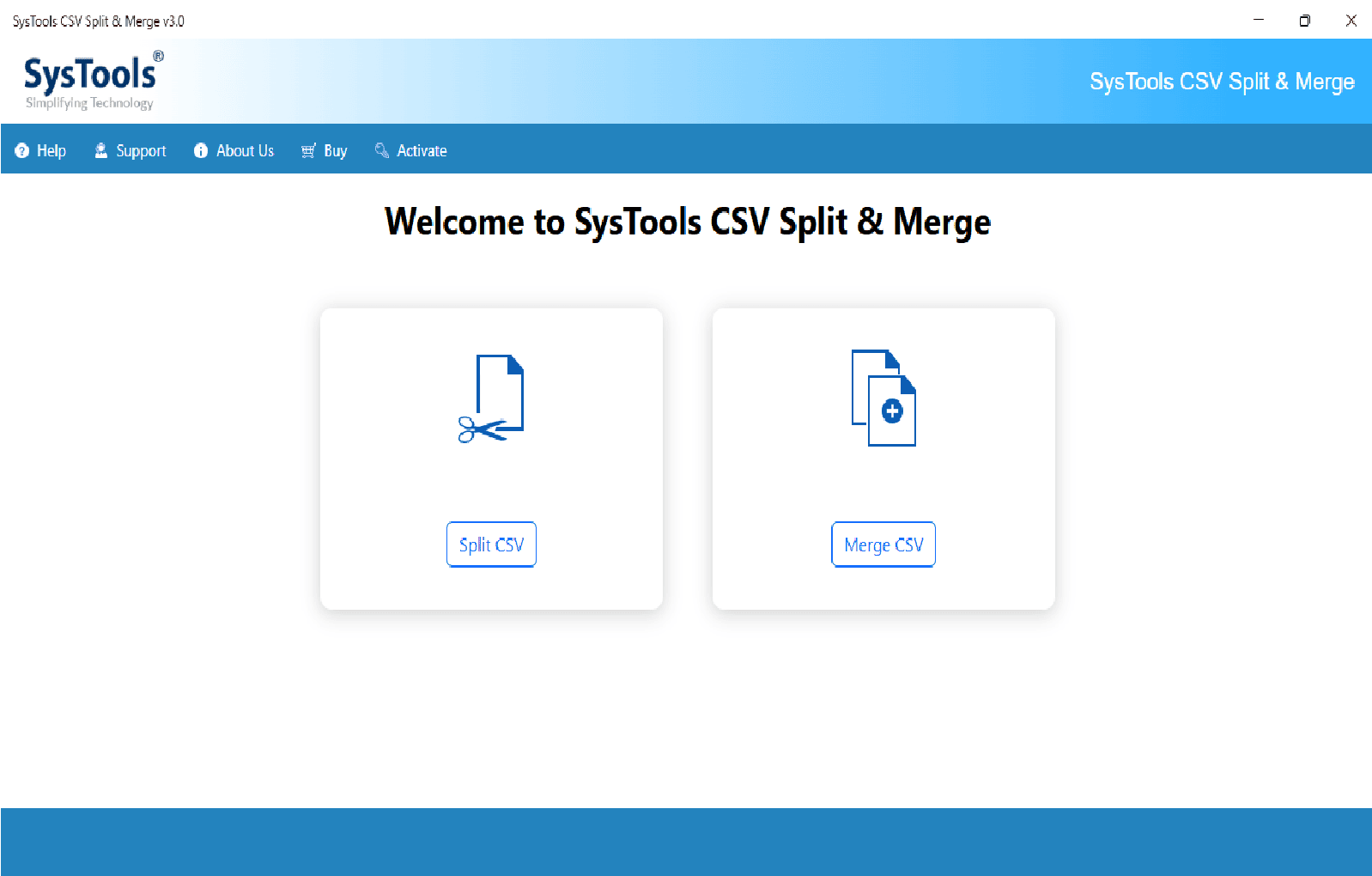 SysTools CSV Splitter Tool