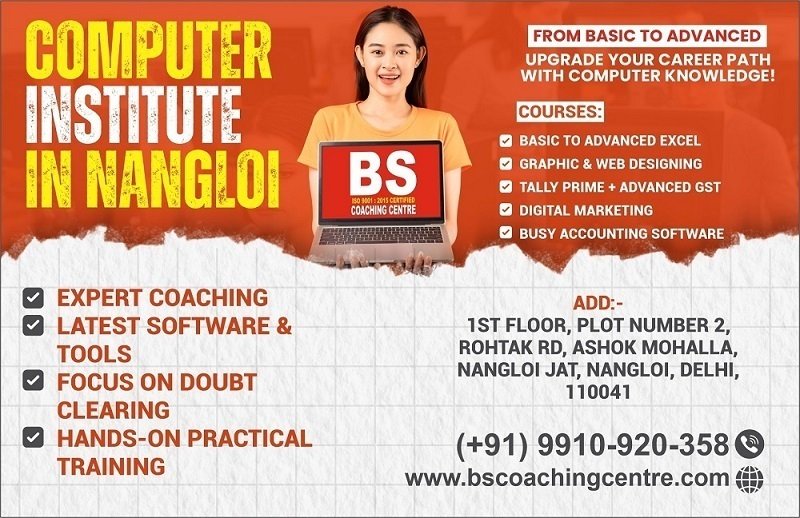 Best Computer Institute in Nangloi – BS Coaching Centre