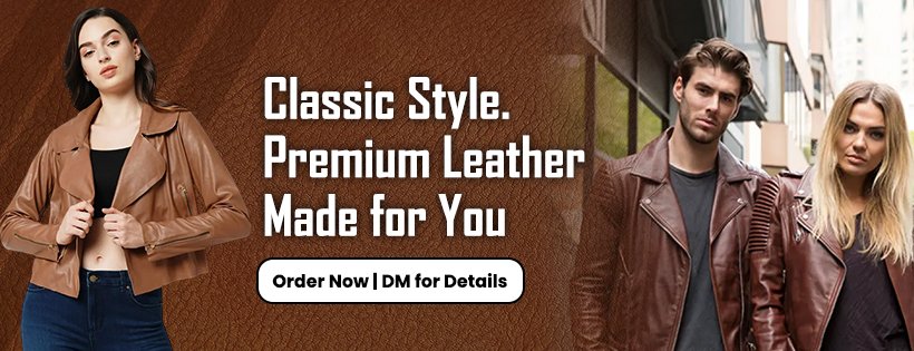 Brown Leather Jacket UK logo