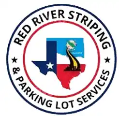 Parking lot line striping / Red River Striping &amp; Parking Lot Services logo