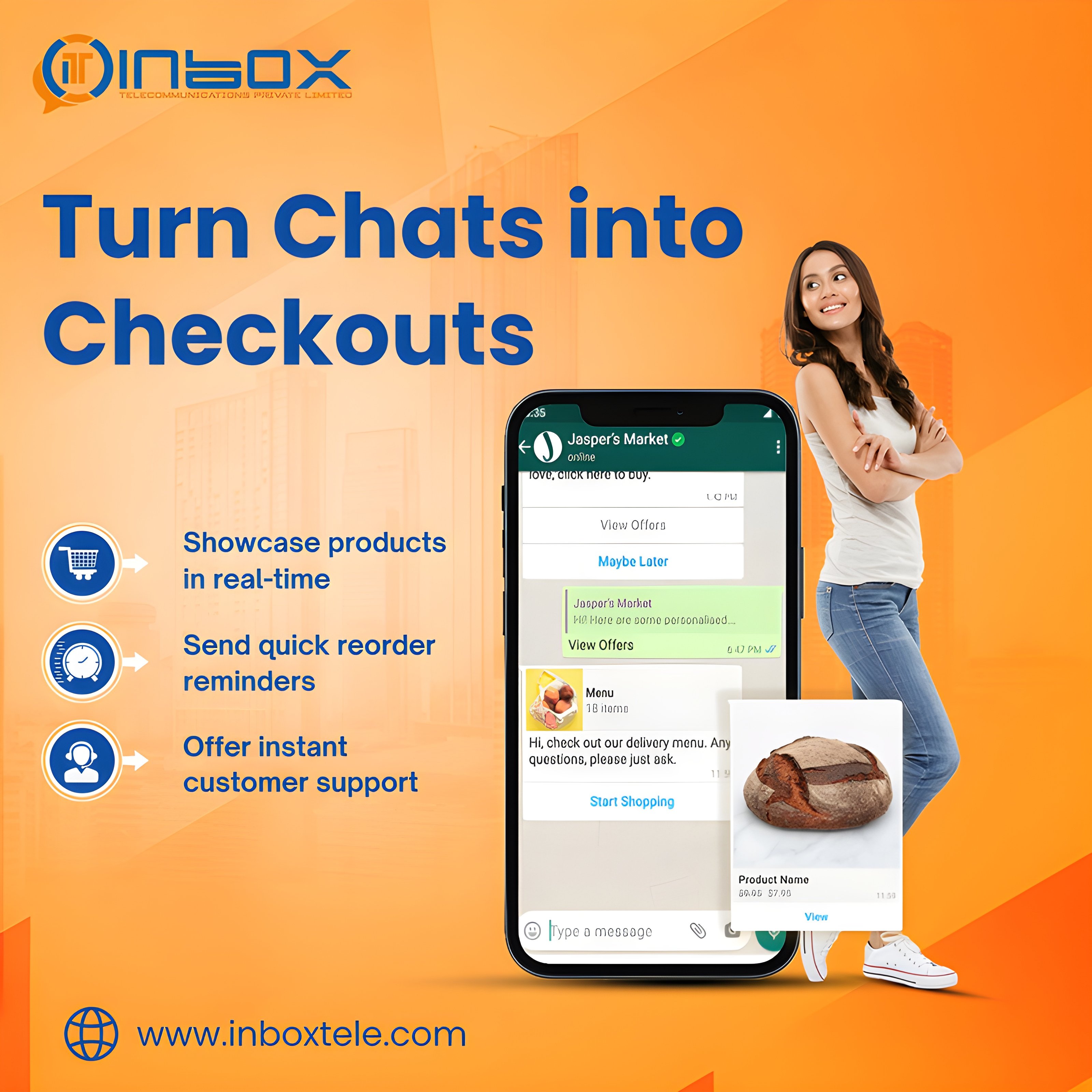 Inbox Telecommunication WhatsApp Business API Services