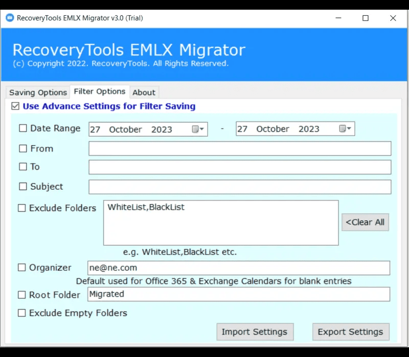 RecoveryTools EML Converter