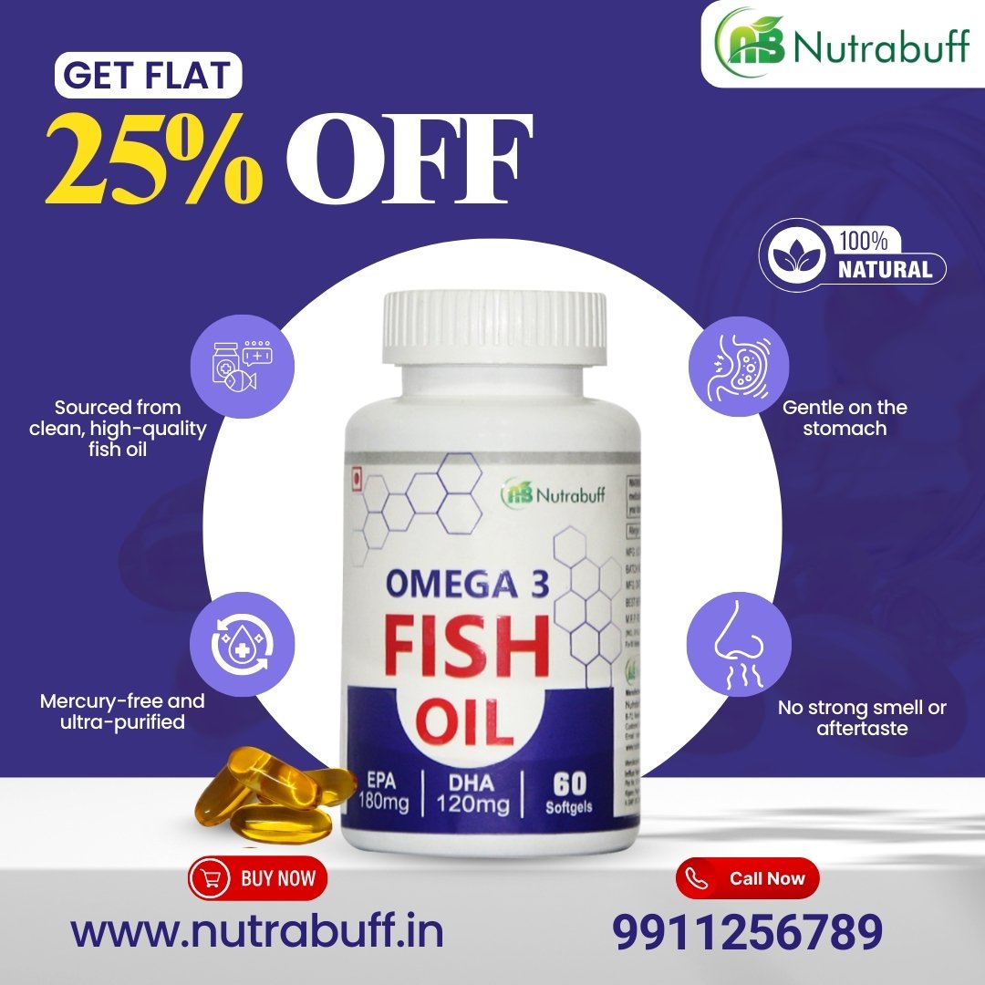 Best Omega 3 Fish Oil Capsules In India: Daily Nutrition for a Healthier You