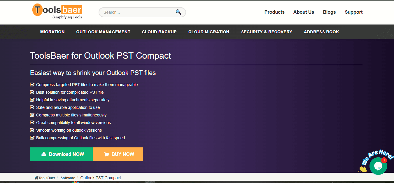 ToolsBaer Outlook PST Compact Software