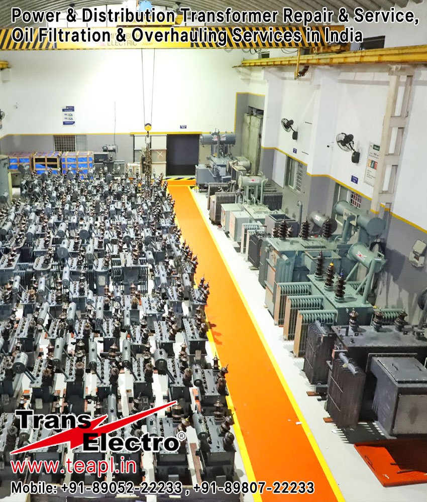 Power Transformer Repair, Service Overhauling Services company in India Gujarat Valsad +91-8905222233, +91-8980722233 https://www.teapl.in