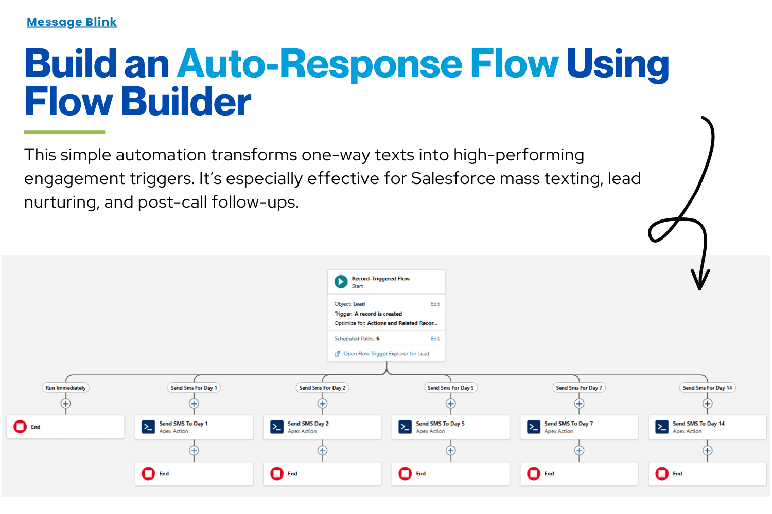 Message Blink- Salesforce SMS Messaging App