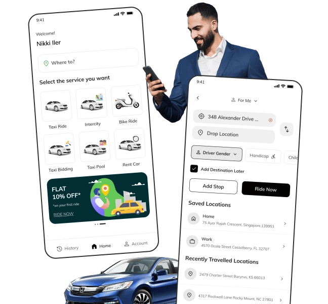 FOX-TAXI – Launch a Smarter Taxi Business with an AI Powered Uber Clone