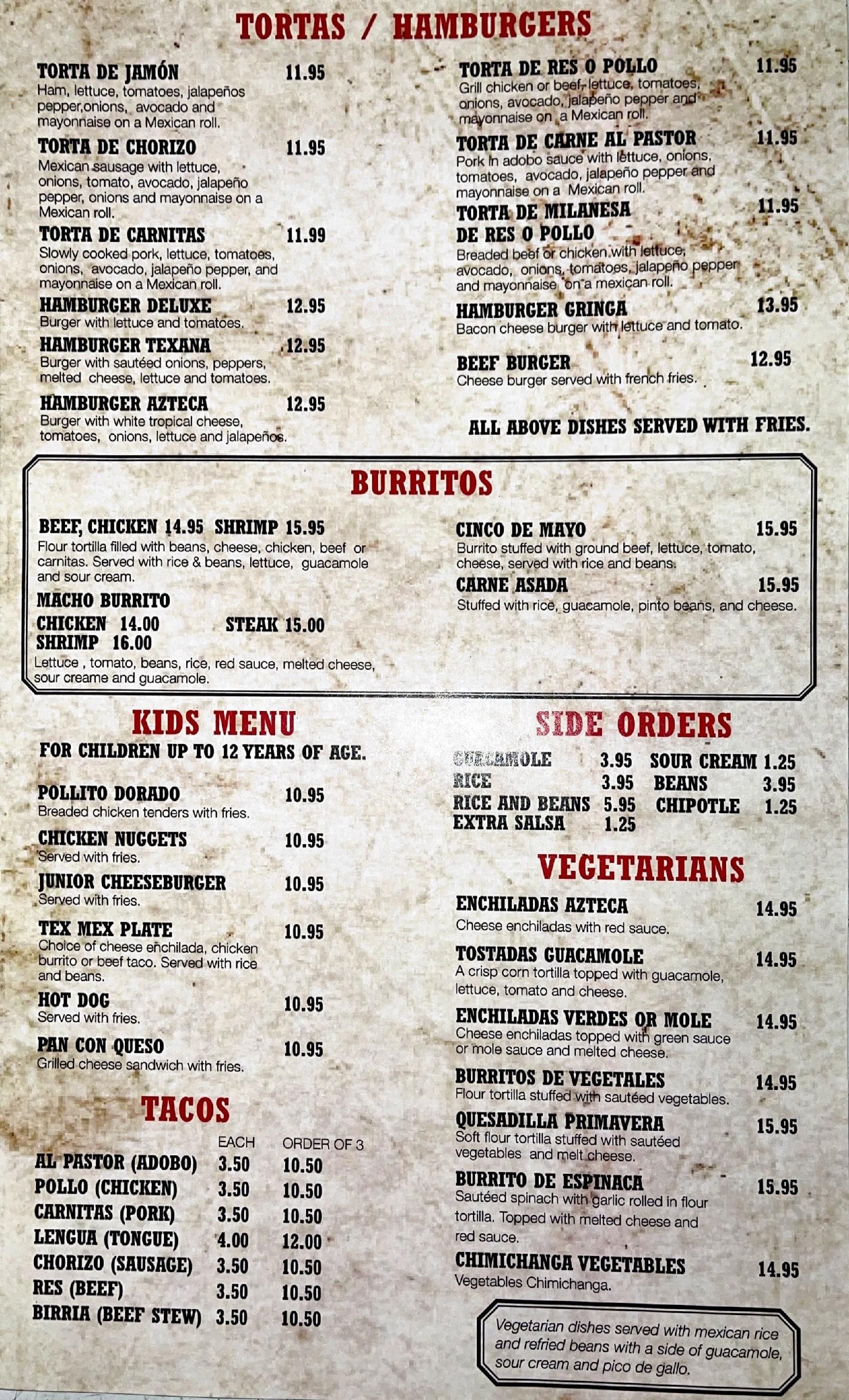 Azteca Mexican Restaurant