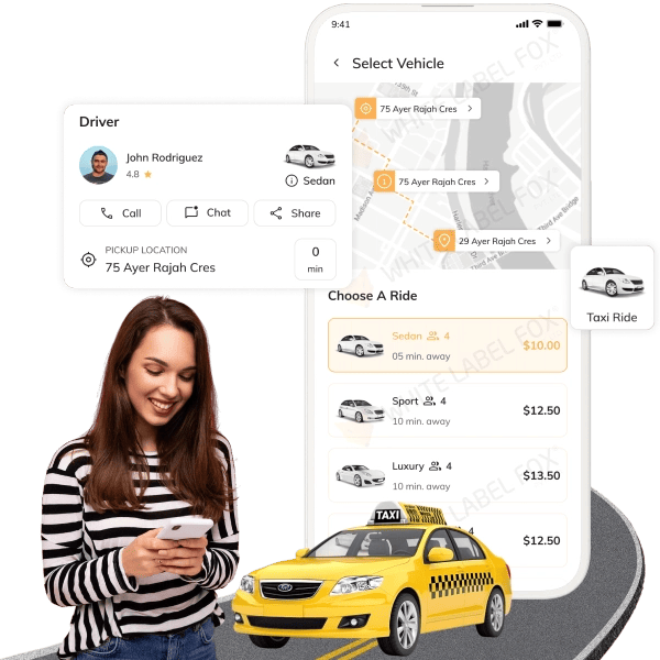 FOX-TAXI – Taxi App Development Company for Scalable Ride-Hailing Solutions