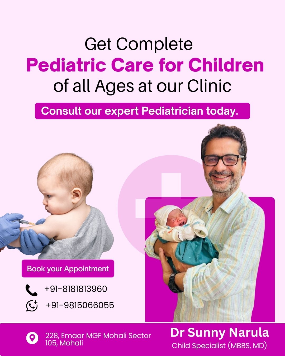 Dr Sunny Narula-Child Specialist in Chandigarh