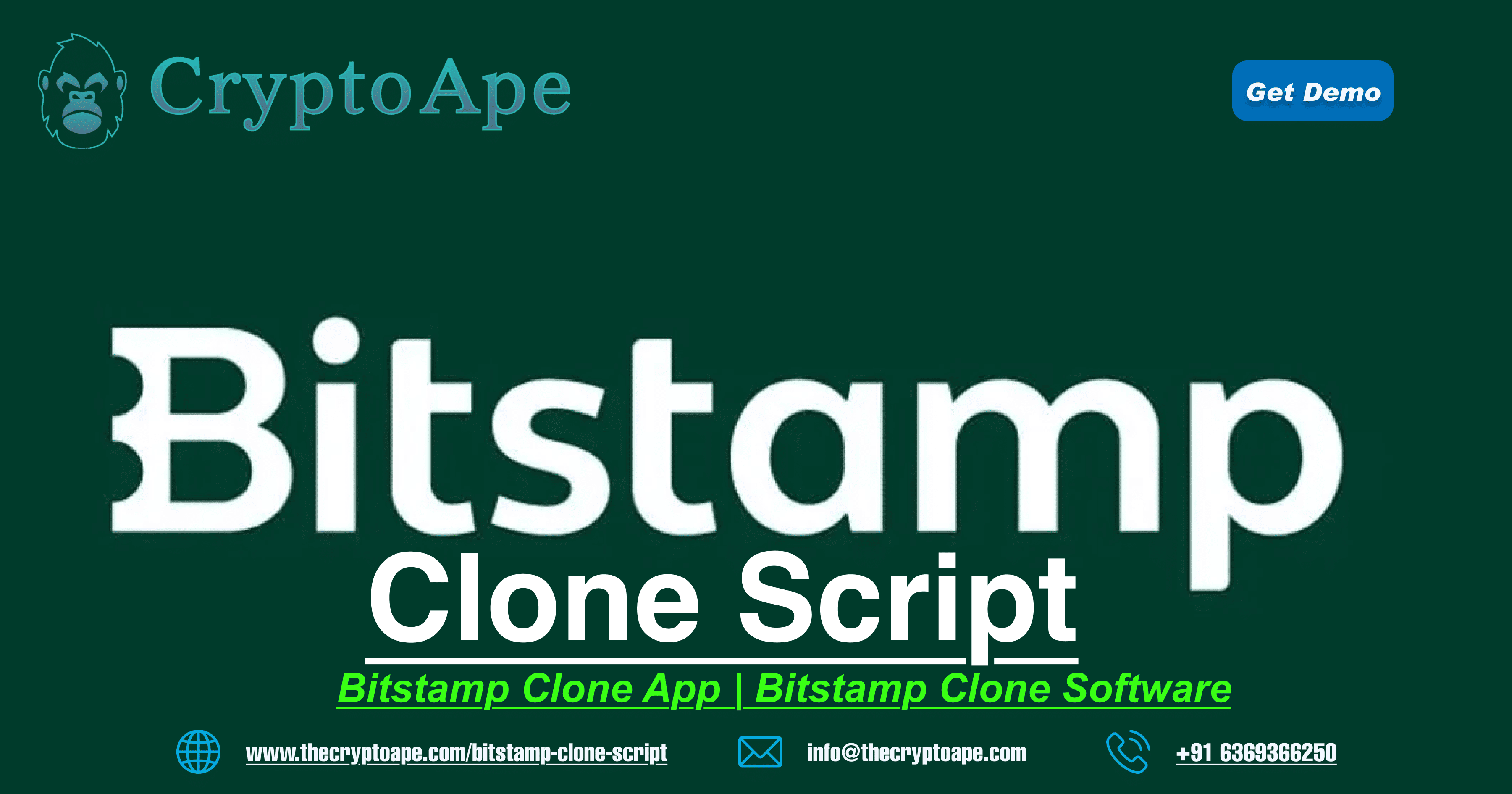 CryptoApe – Bitstamp Clone Script