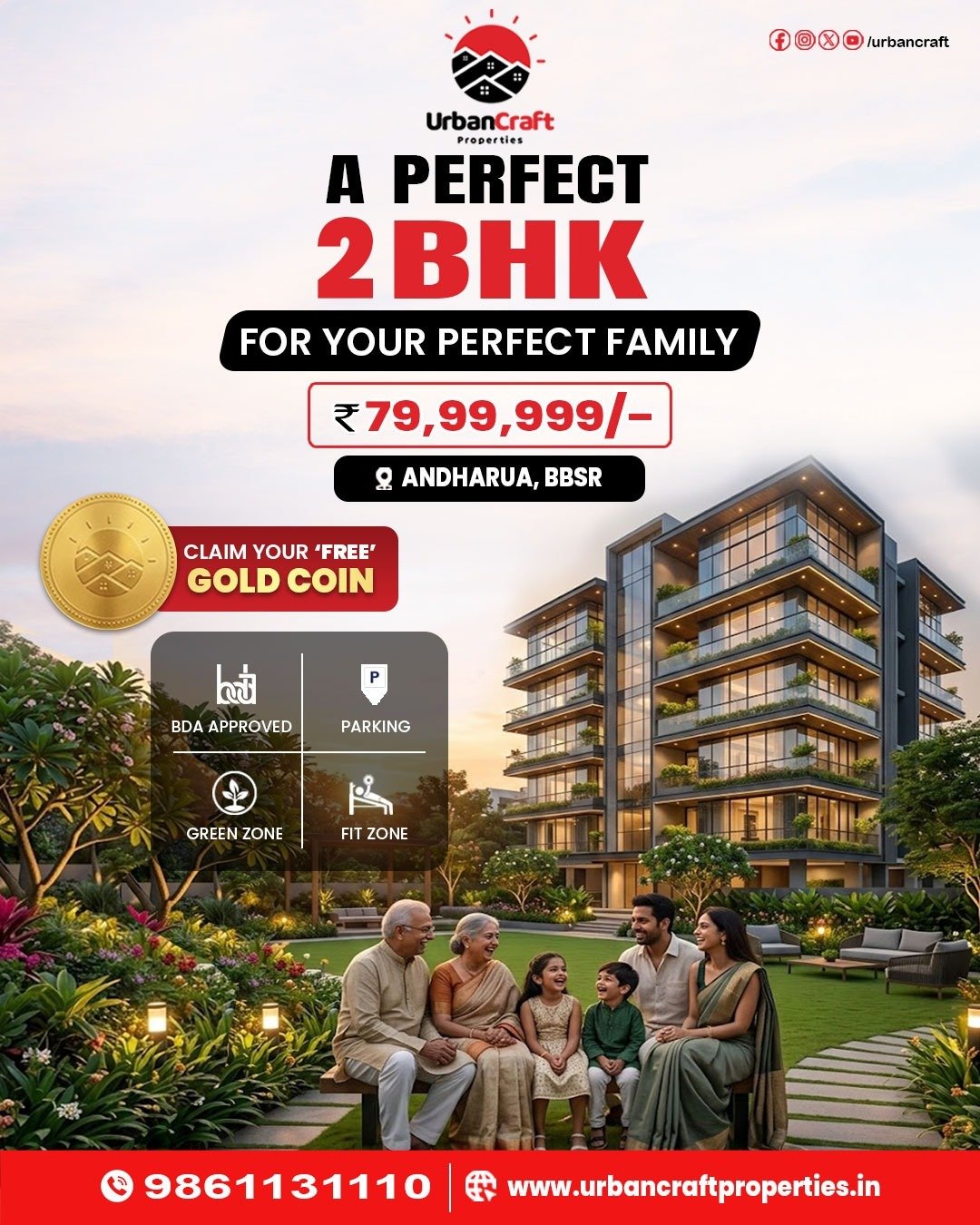 Urbancraft Properties Properties logo